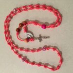 Pink Rosary with Miraculous Medal